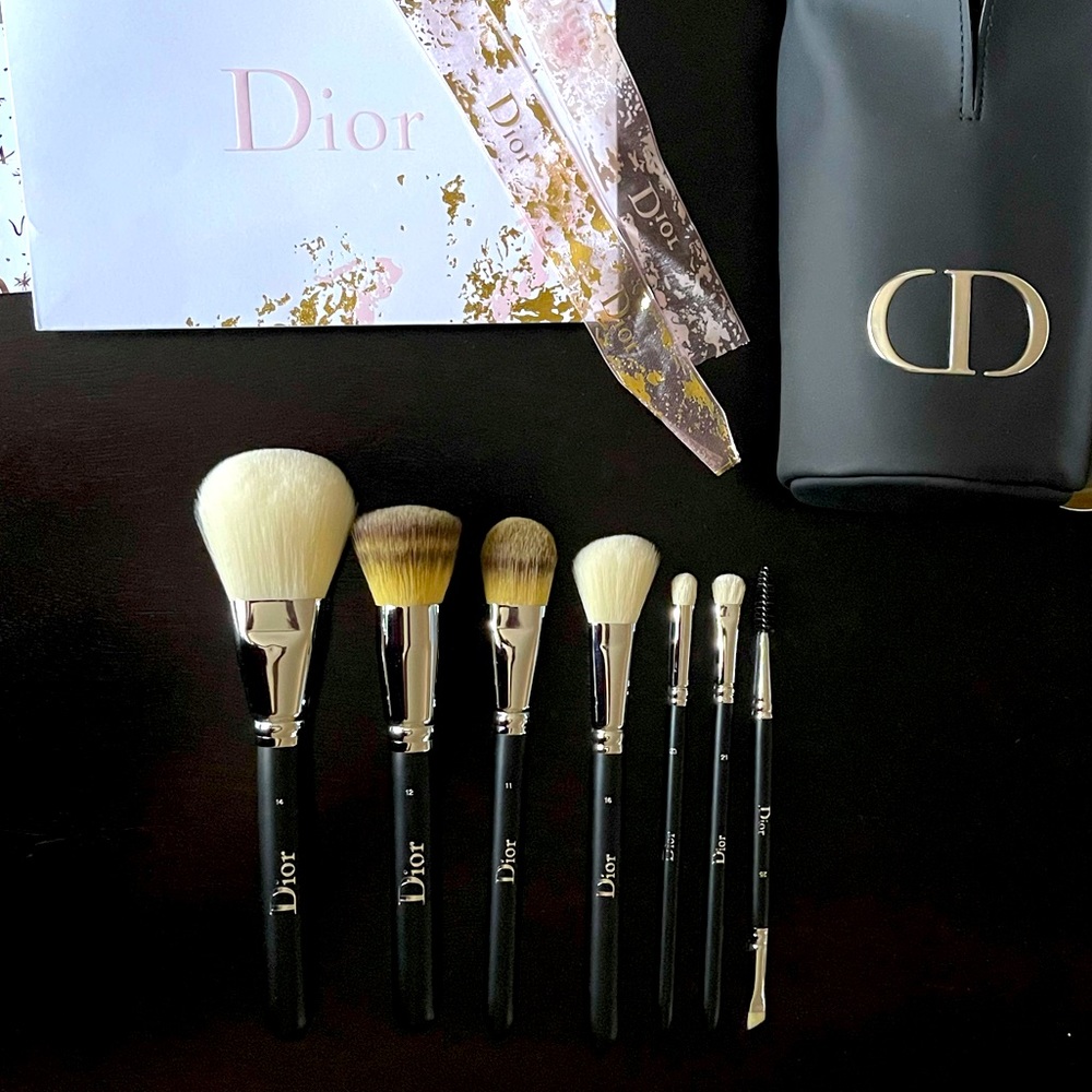 Dior Full Size Makeup Brush Set- NWOT